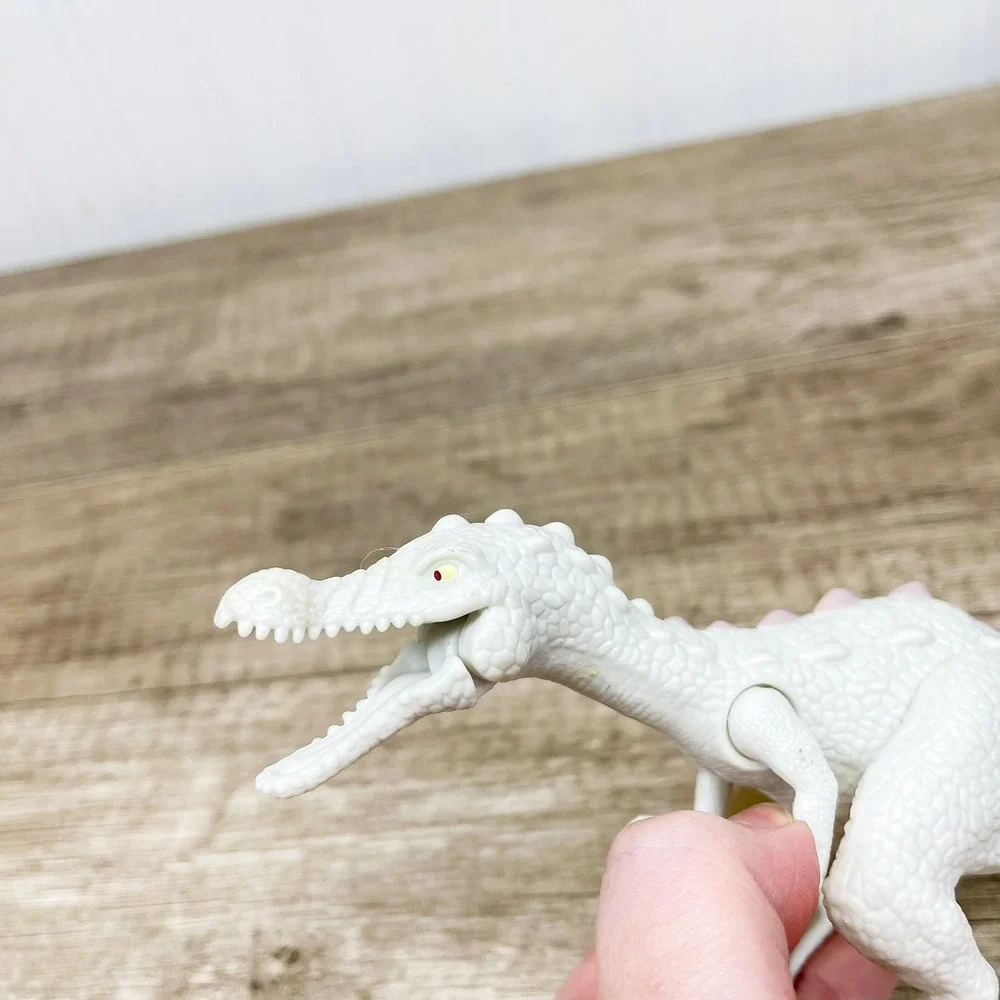 Ice Age McDonald's Rudy Dinosaur Toy 2009 Dawn of the Dinosaurs White Figure
